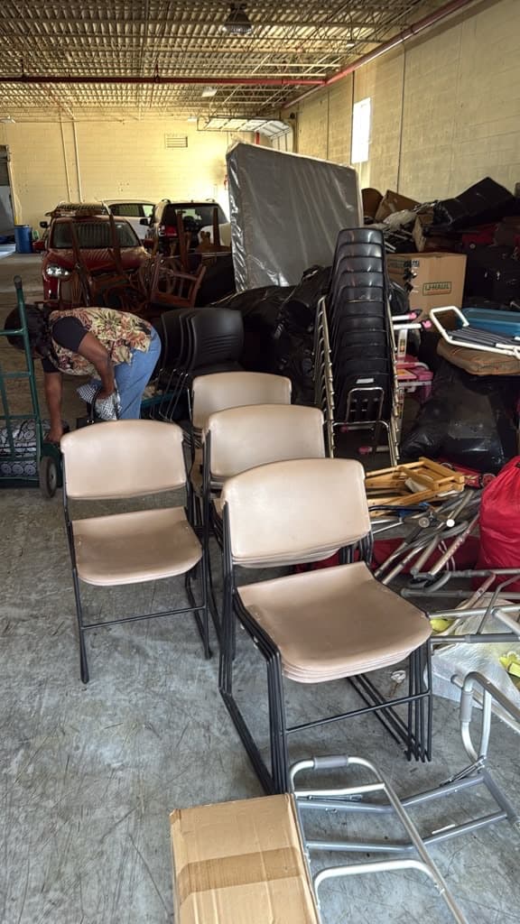 Marchandises consolidées avant chargement